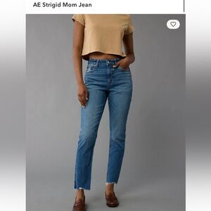 American Eagle Outfitters Straight Leg Jeans in Blue